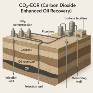 Animated Image of CO2-EOR System Diagram